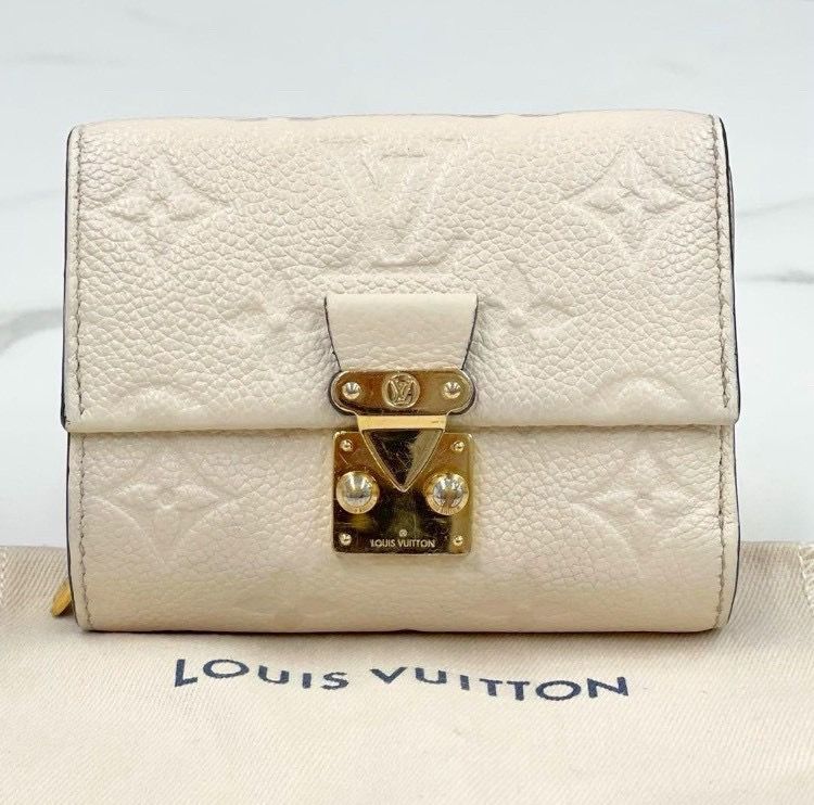 ルイヴィトン アンプラント ポルトフォイユメティス クレーム 折り財布