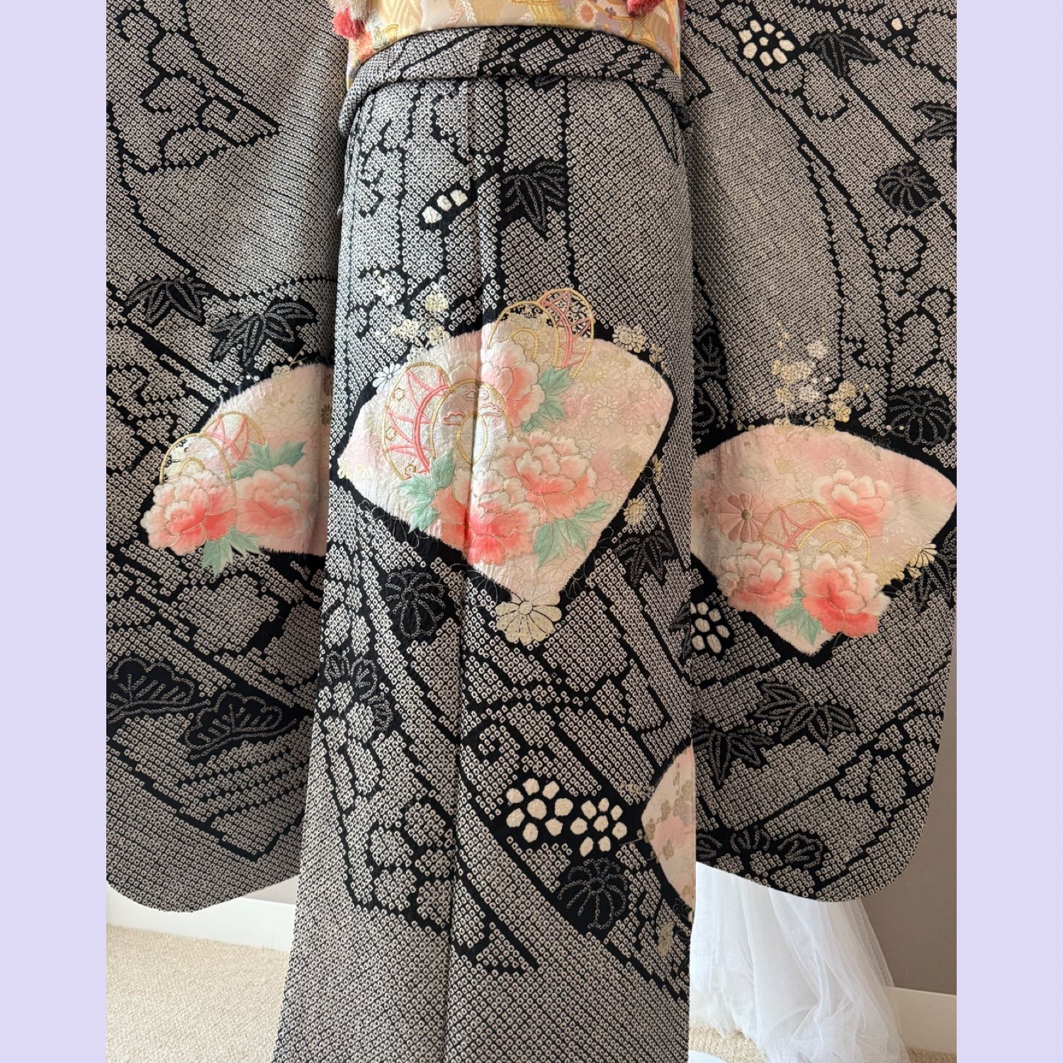 総絞り 振袖フルセット やまと誂製 正絹 158〜168cm 成人式 卒業式