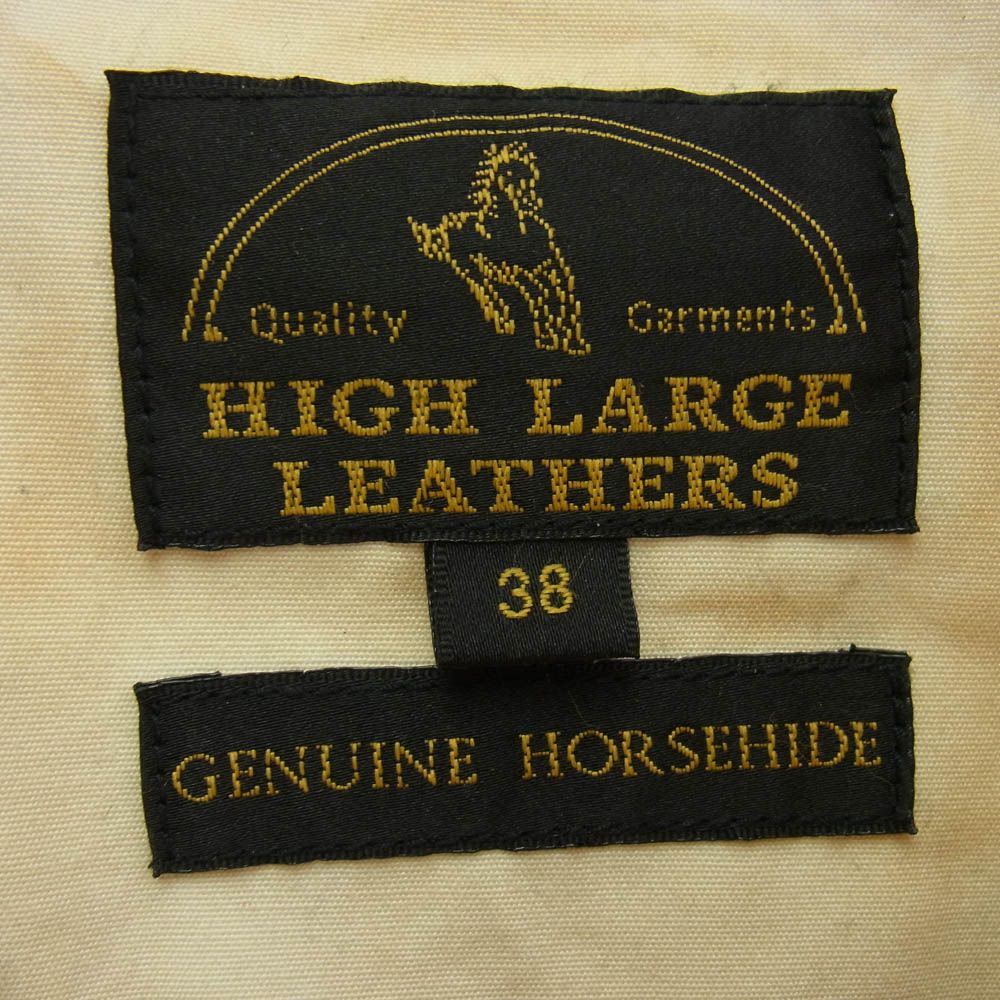 HIGH LARGE LEATHERS ハイラージレザー Oklahoma City 1st 大戦モデル