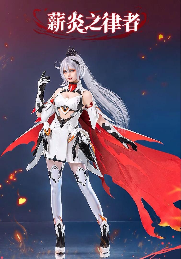 崩壊3rdキアナ コスプレ 炎之律者 薪炎 時礫逐光 衣装 ウィッグ