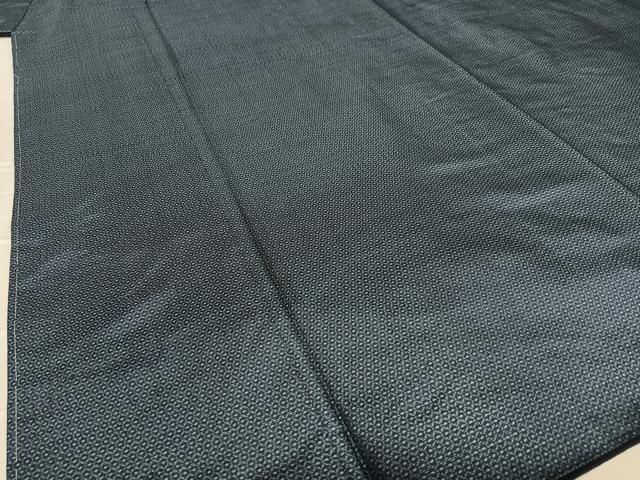 平和屋着物○男性 本場村山大島紬 アンサンブル 亀甲絣 正絹 逸品