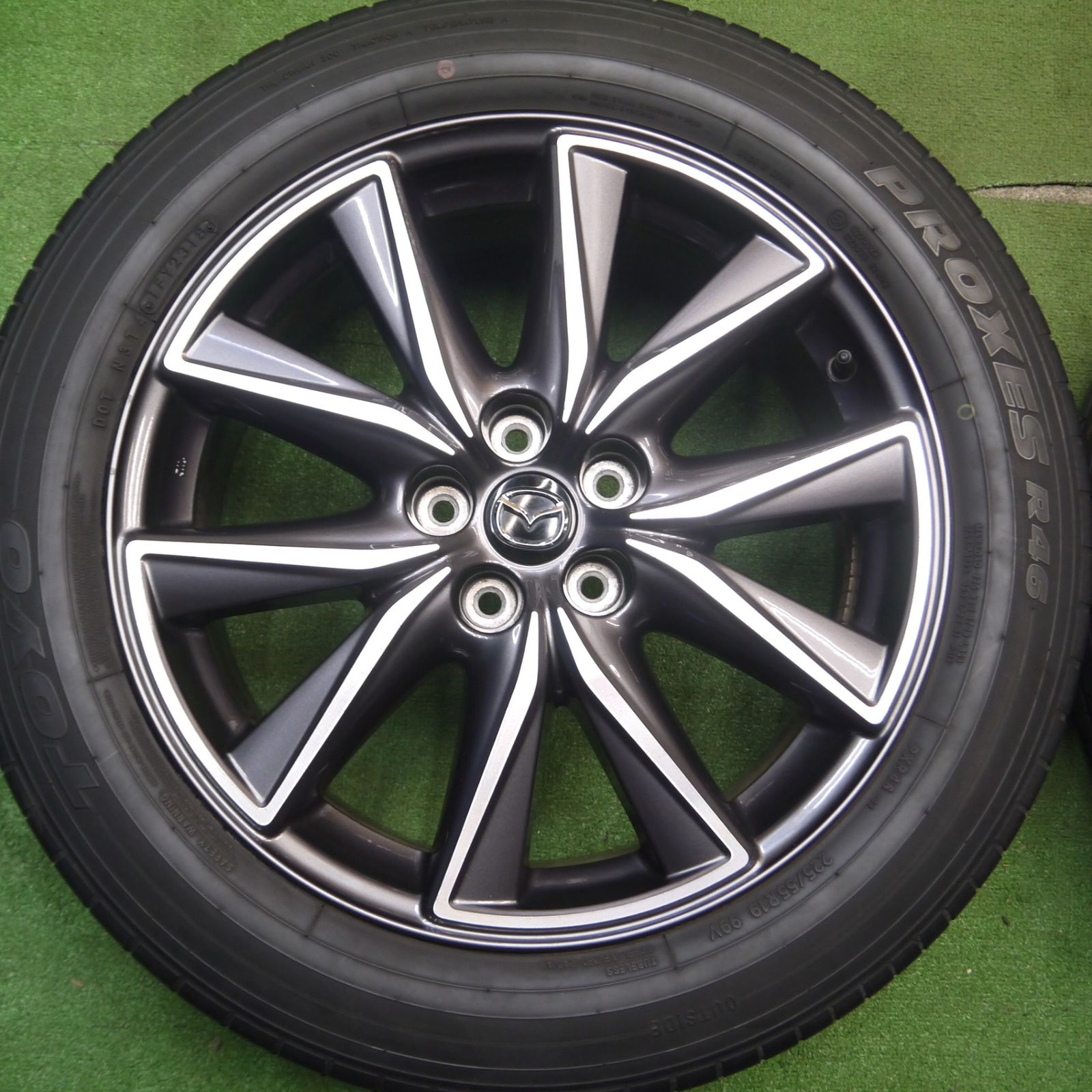 マツダ純正 225/55R19 4本 マツダ、純正タイヤ4本セット、CX5、225 