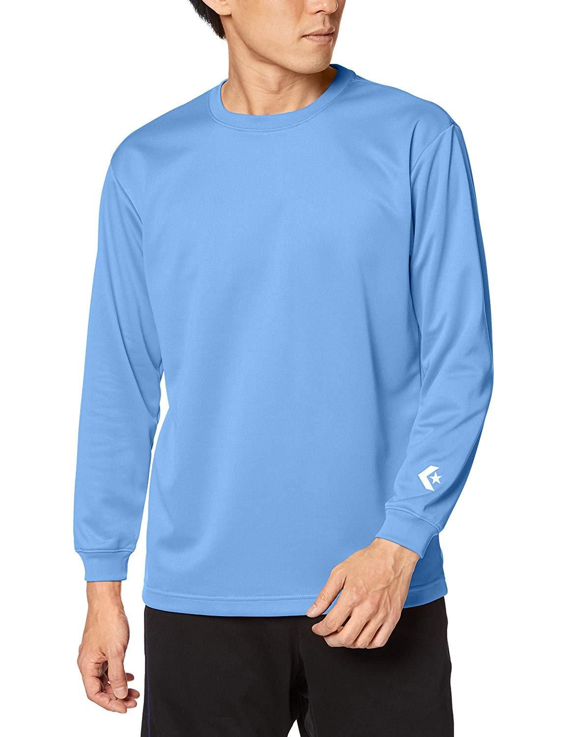 【新品・4営業日で発送】コンバース 9F_ロングスリーブTシャツ (CB291324L) 色 : サックス サイズ : O 