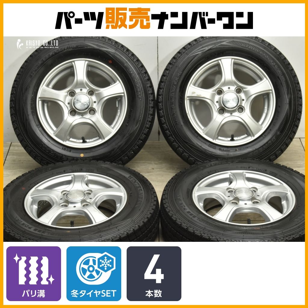 バリ溝】VIOLENTO 12in 4.00B +42 PCD100 ダンロップ ウィンター