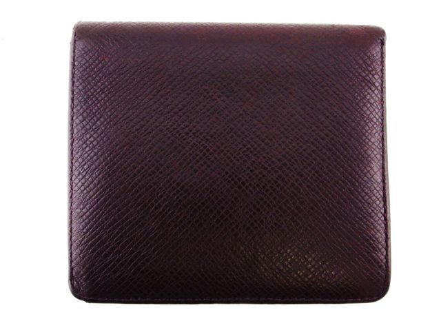 ルイヴィトン　二つ折り財布　タイガ　ポルトビエ　カルトクレディ　ブラック　レザー LOUIS VUITTON ルイ・ヴィトン ポルト ビエ カルト クレディ