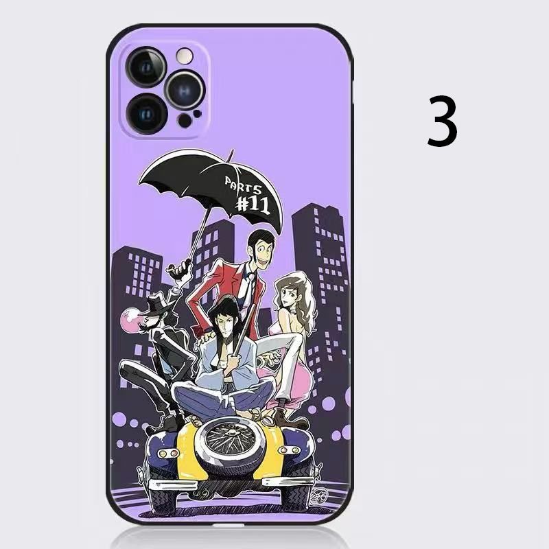 ストレートエッジ/全囲い】ルパン三世 (Lupin the Third) TPU iPhone