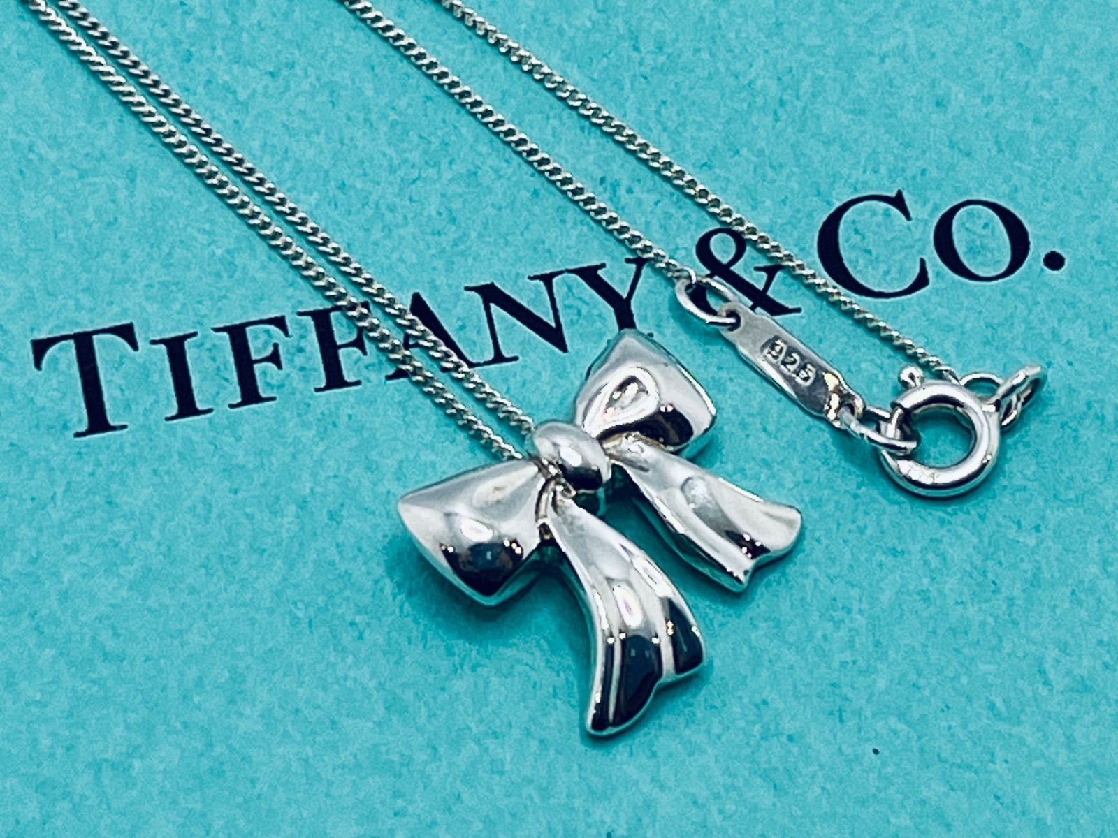 オールドティファニー リボン ネックレス シルバー925 TIFFANY&Co.】ティファニー リボン ネックレス シルバー925 シルバー