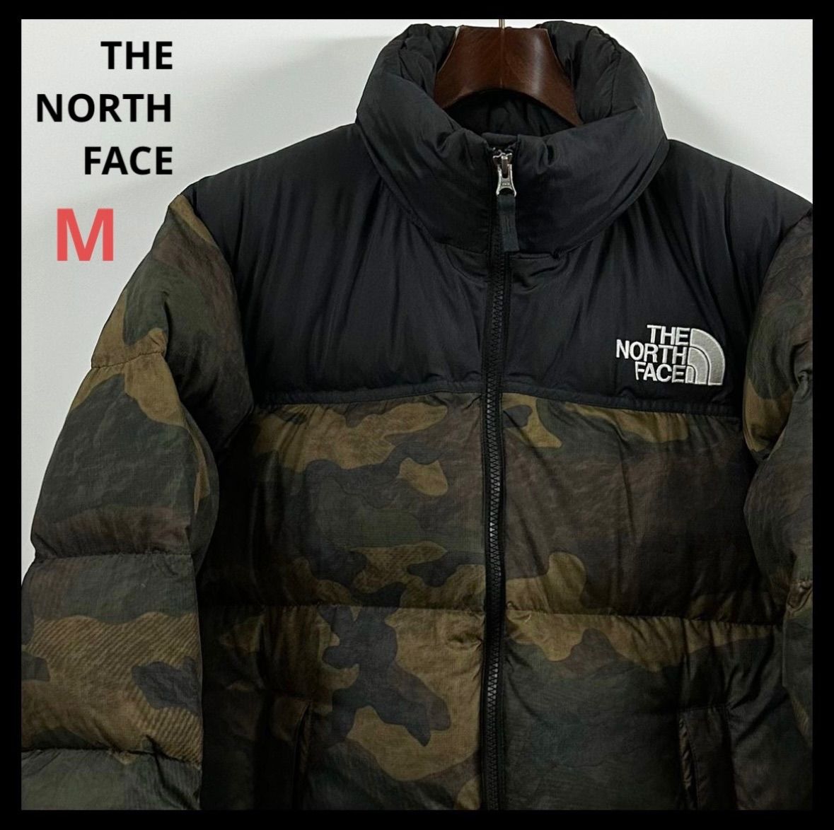 THE NORTH FACE ノースフェイス ヌプシ ダウンジャケット 迷彩 美品