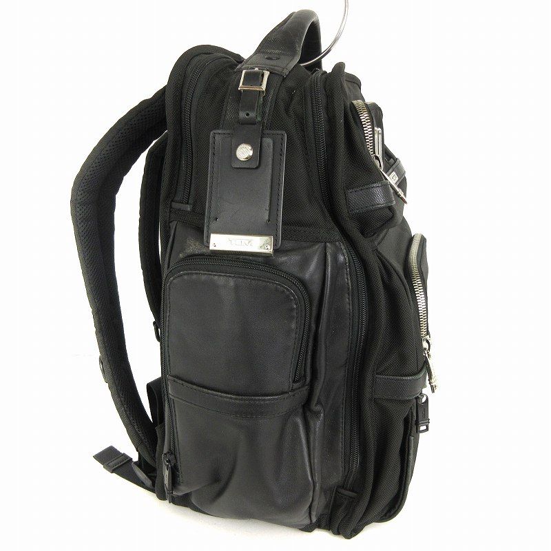 トゥミ TUMI ビジネスリュック バックパック ナイロン レザー 多収納 