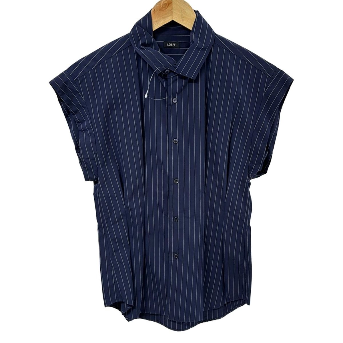 「LOEFF」 半袖シャツ 0 ブラック レディース LOEFF tシャツ 「LOEFF」スビンコットン ショートスリーブ T