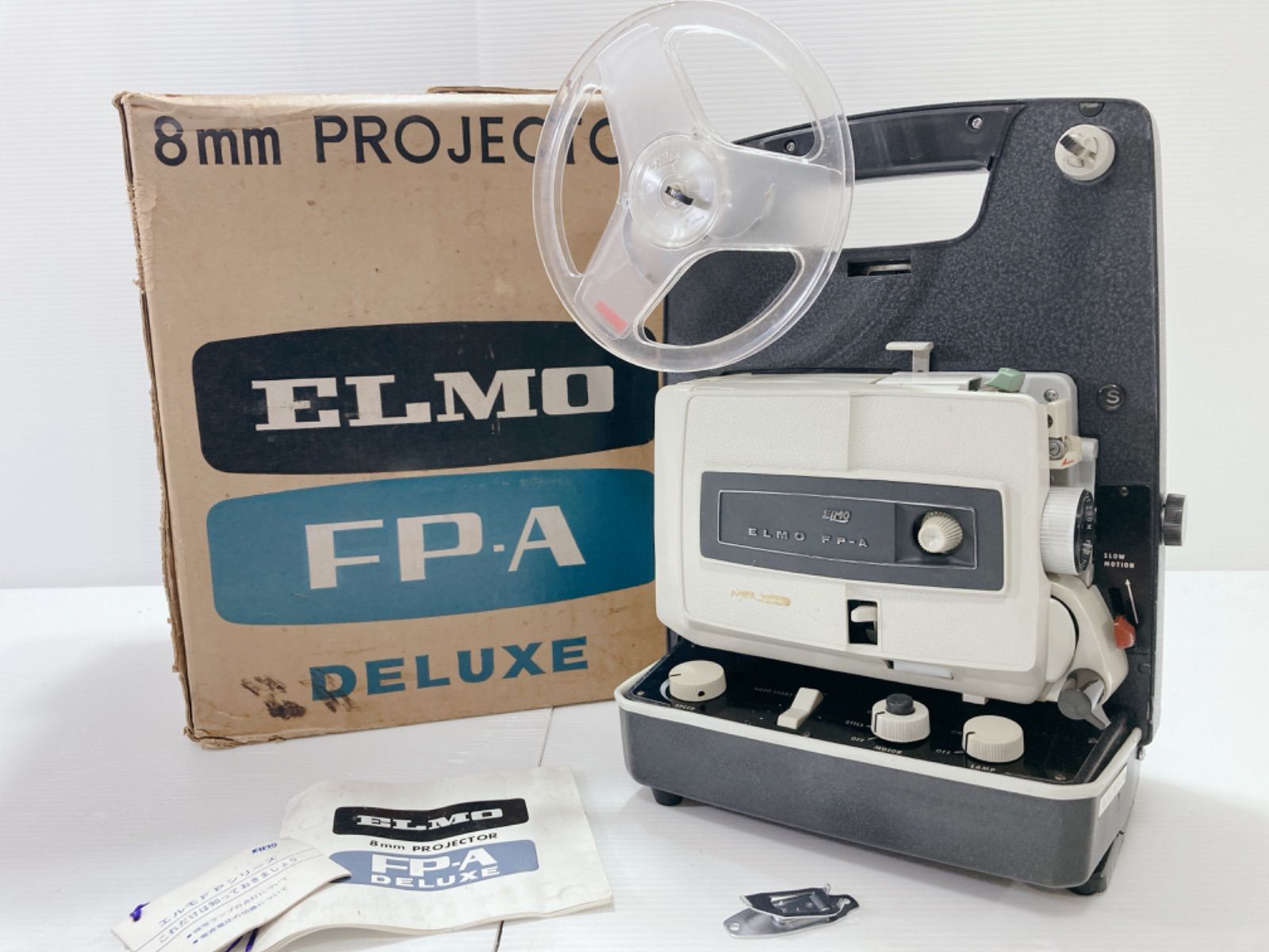 映写機 8mm映写機 ELMO PROJECTOR FP-A 回転動作OK