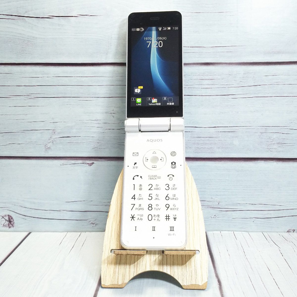 SoftBank AQUOSケータイ2 601SH ホワイト ムスビー｜【SIMフリー】AQUOSケータイ2 601SH ホワイト 利用制限保証