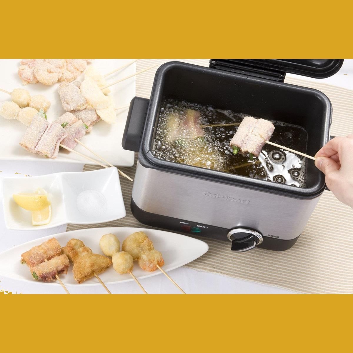 クイジナート ① 美品 1円 Cuisinart クイジナート 電気フライヤー CDF