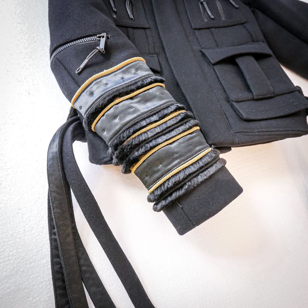 美品 Dior HOMME ディオールオム　ナポレオンジャケット ブラック 44 Dior homme ディオールオム ナポレオン ジャケット サイズ44 超