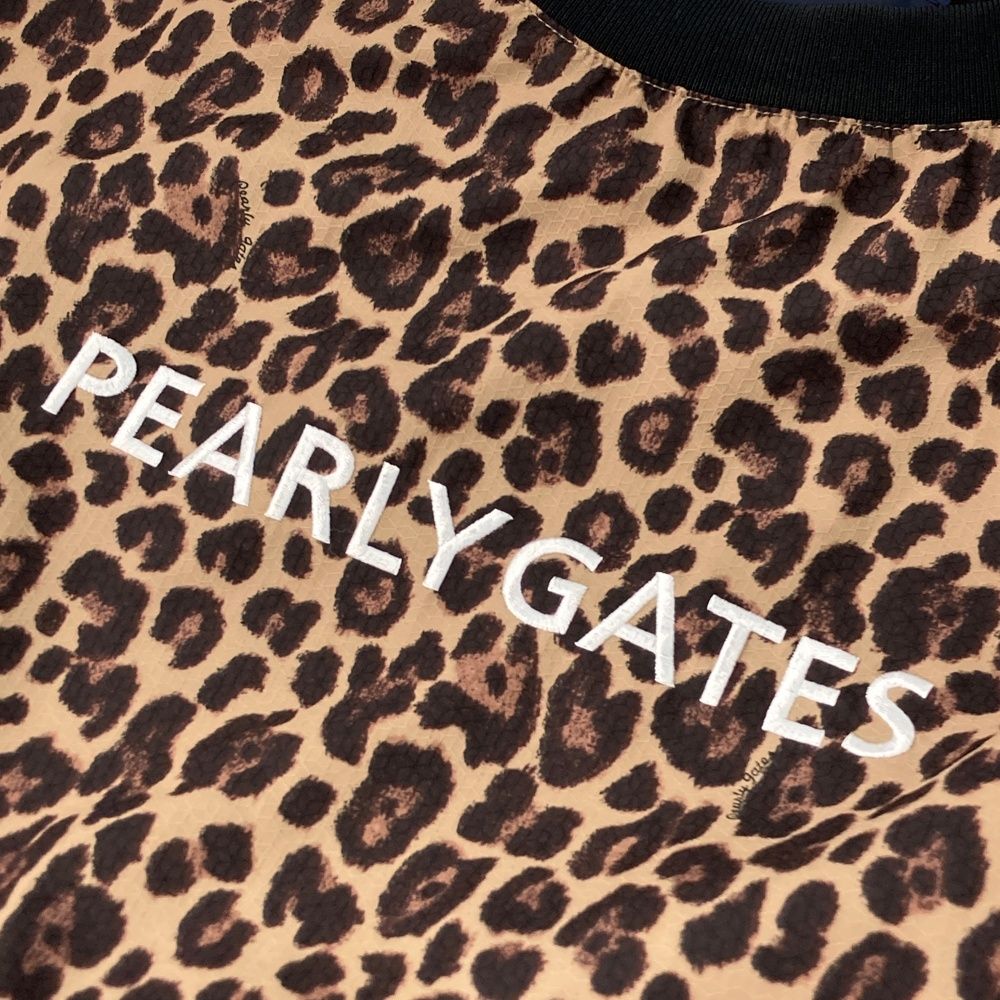 サイズ：7 PEARLY GATES パーリーゲイツ  裏メッシュ スニードジャック レオパード柄 ブラウン系 [240101479459] ゴルフウェア メンズ ストスト サイズ：7 PEARLY GATES パーリーゲイツ 裏メッシュ スニード
