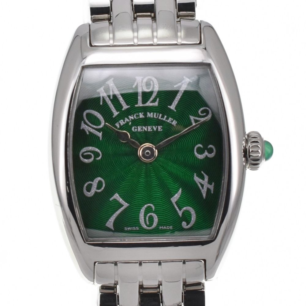 フランクミュラー FRANCK MULLER 2251QZ トノーカーベックス インターミディエ クォーツ レディース美品内箱付き D#139061