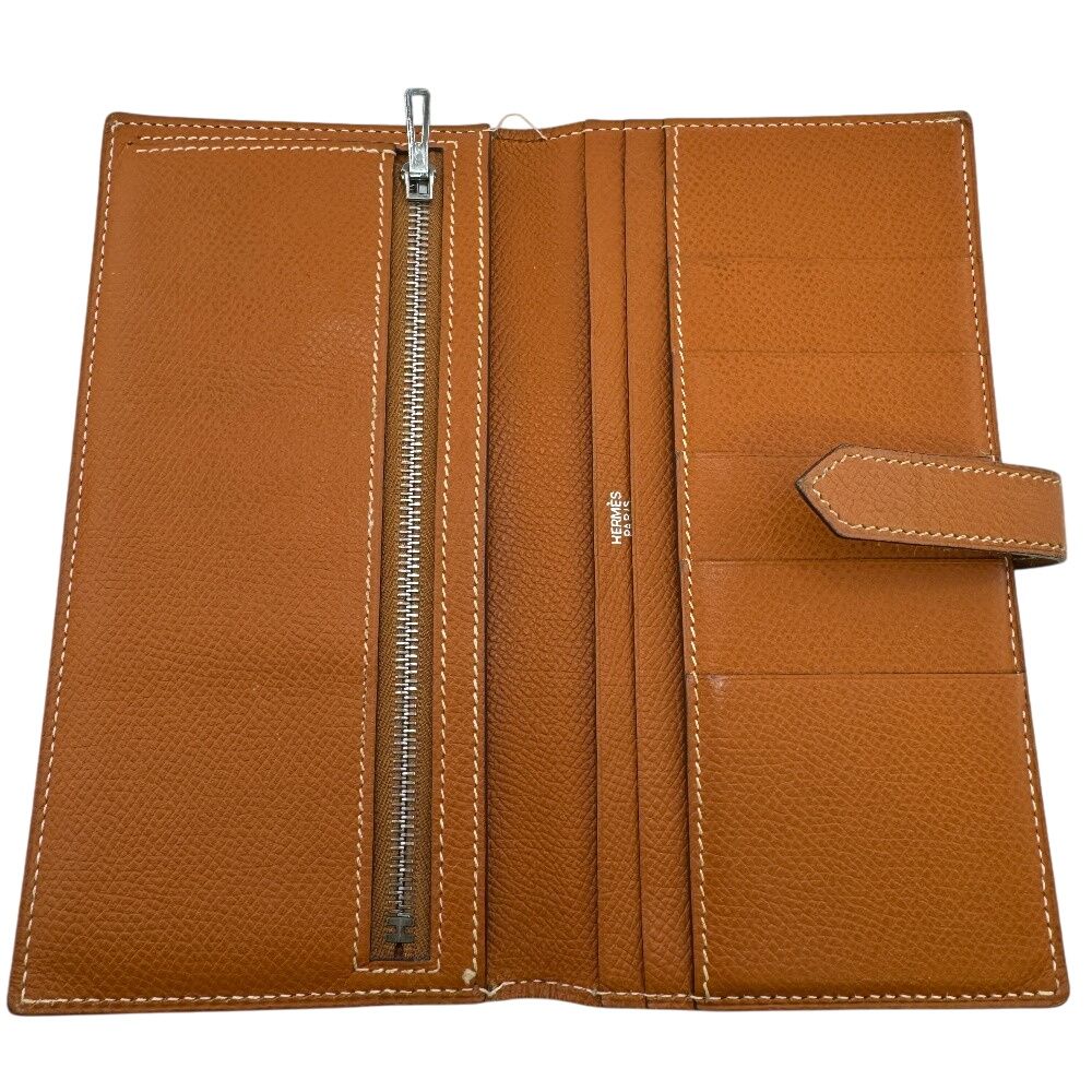【美品】HERMES エルメス　べアンクラシック　ブラウン　長財布 楽天市場】HERMES エルメス ベアン 長財布 レザー ブラウン系 メンズ