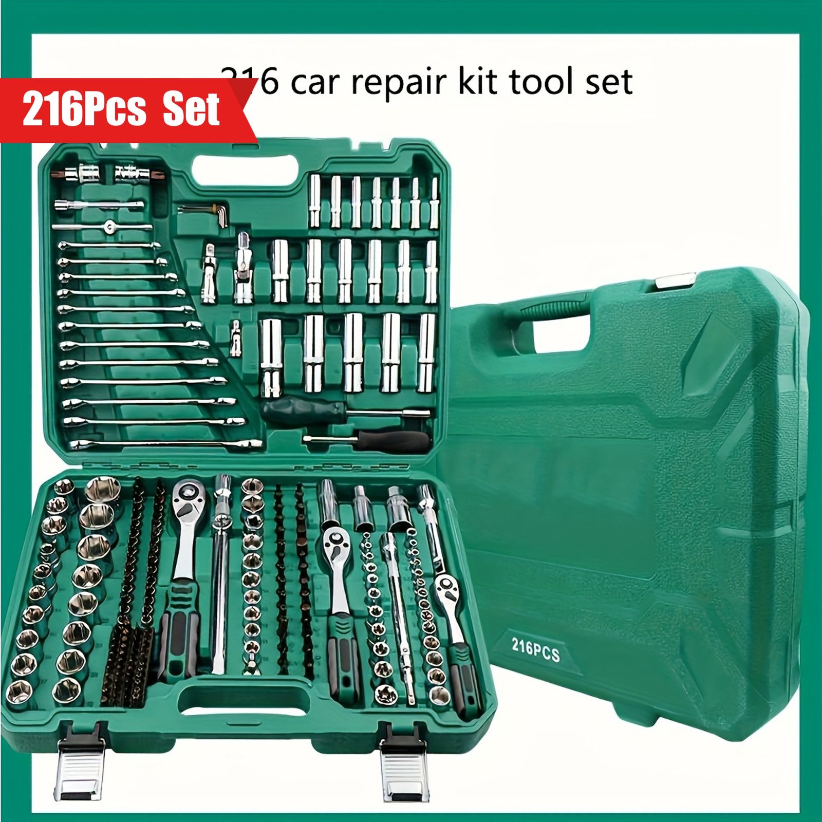 新品 216PCS ソケットセット メカニックツール 自動車整備ツール 216