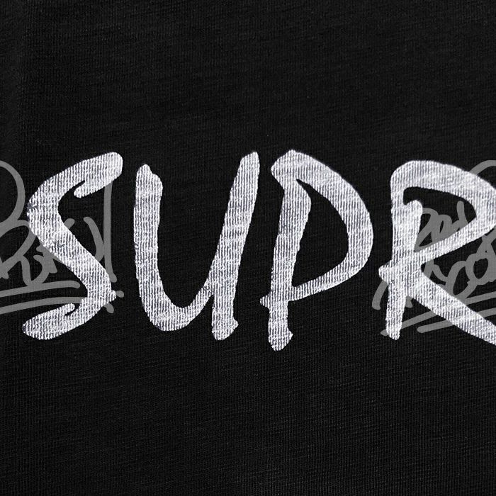 送料無料 メンズ Tシャツ ブラック Supreme シュプリーム FTP S/S TOP 