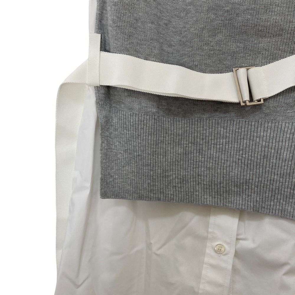 sacai ドッキングワンピース　グレー　サイズ1 Sacai】サカイ『ドッキングワンピース size2』21-05536 21SS