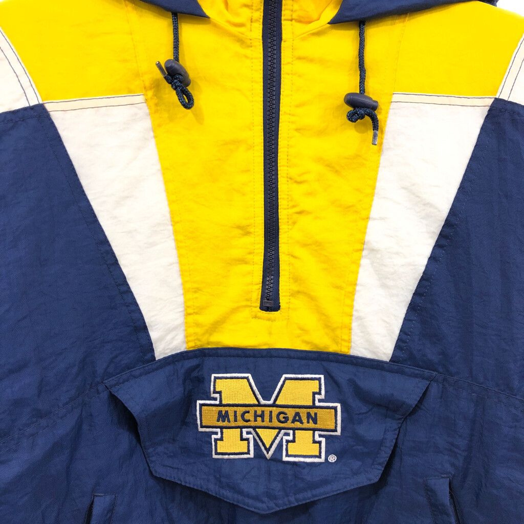 90s STARTER ミシガンカレッジ アノラックジャケット 【公式通販】