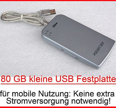 80GB Ultra Ligero Pequeno Movil Externamente Ide B ハードディスク 6，35cm 2，5
