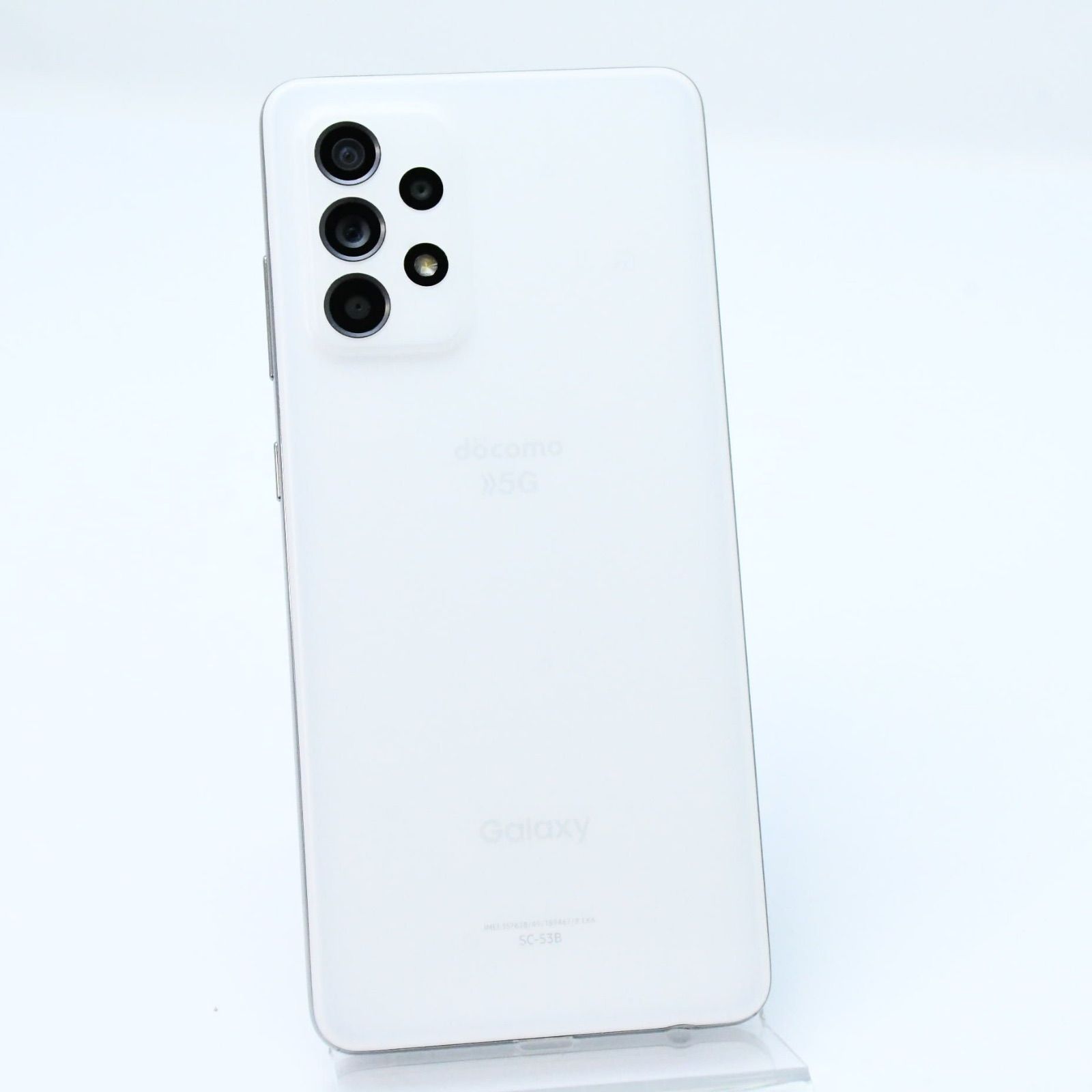 液晶美品】SIMフリー docomo Galaxy A52 5G SC-53B オーサムホワイト 