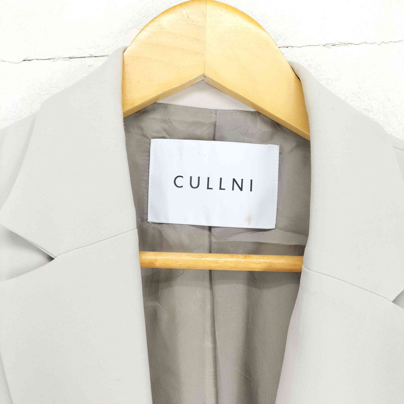 クルニ CULLNI 21AW ジップポケットテーラードジャケット メンズ JPN