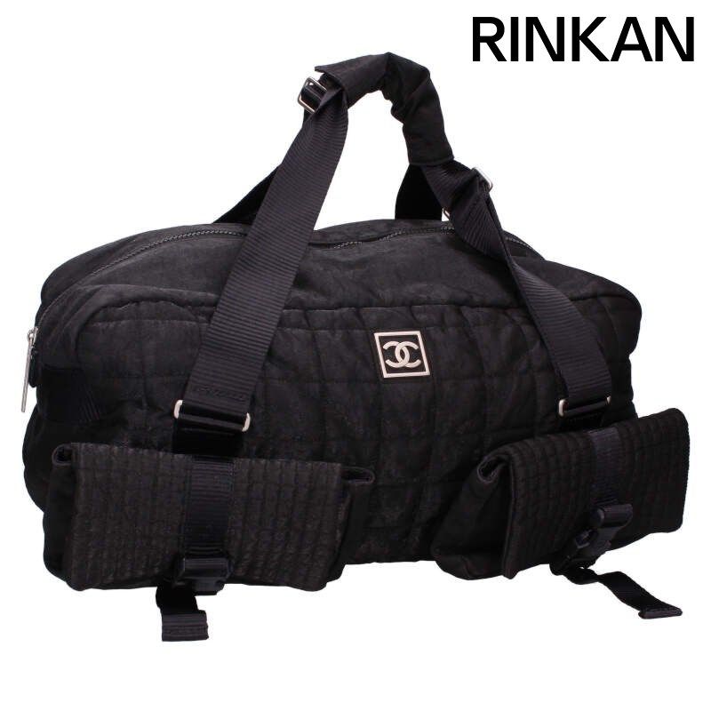 シャネル シャネルスポーツ ココマークチョコバーボストンバッグ  