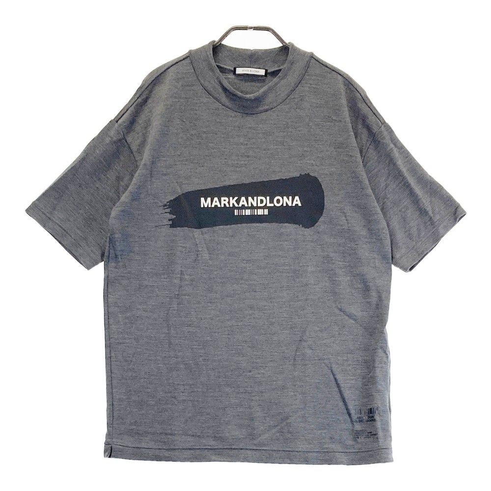 サイズ 48 MARK-LONA マークアンドロナ ハイネック 半袖Tシャツ グレー系 240101381353 ゴルフウェア メンズ ストスト