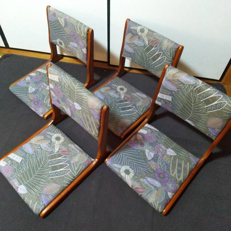 木製 座椅子 折り畳み 和 昭和レトロ 折りたたみ