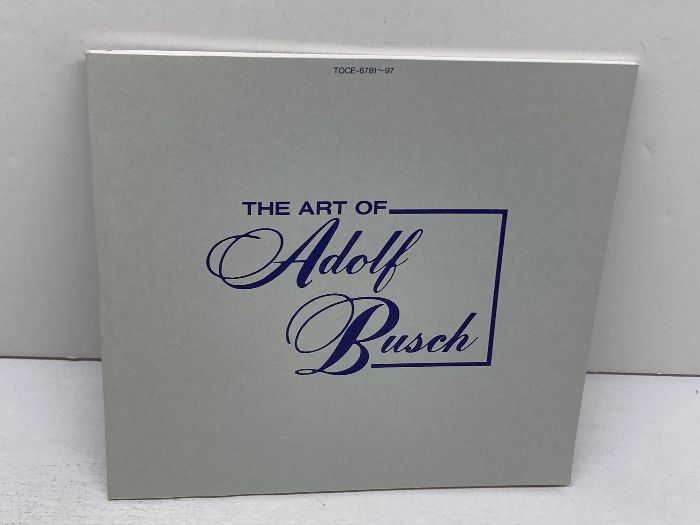 アドルフ・ブッシュの芸術 THE ART OF ADOLF BUSCH 17枚組 17CDBOX アドルフ・ブッシュの芸術 THE ART OF Adolf Busch 東芝