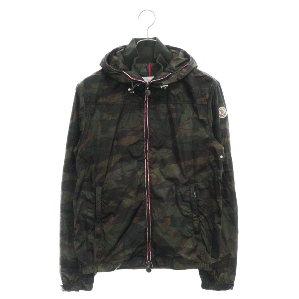 MONCLER (モンクレール) NATH ナス フーデッド カモフラ ナイロン 