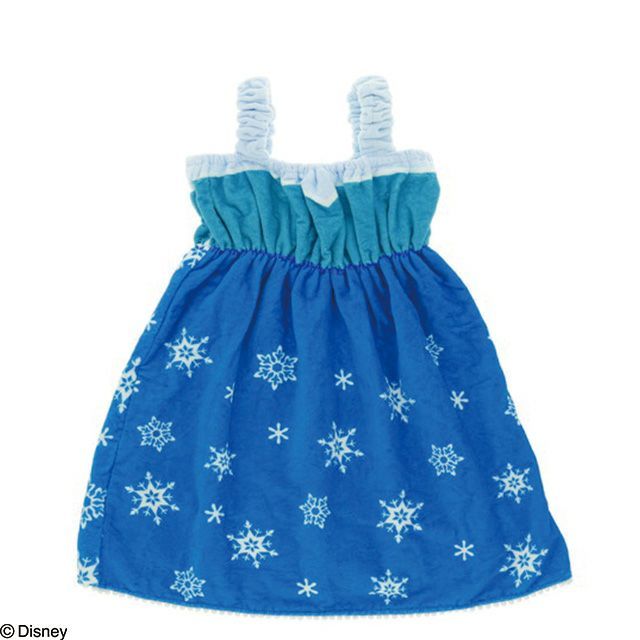 【巻きタオル】丸眞 ラップタオル 子供用 ディズニー プリンセス ドレス アナと雪の女王 アナ雪 女の子 プレゼント ギフト 綿100% エルサ 身長105~115cm 水泳 スイミング 海 2105046800