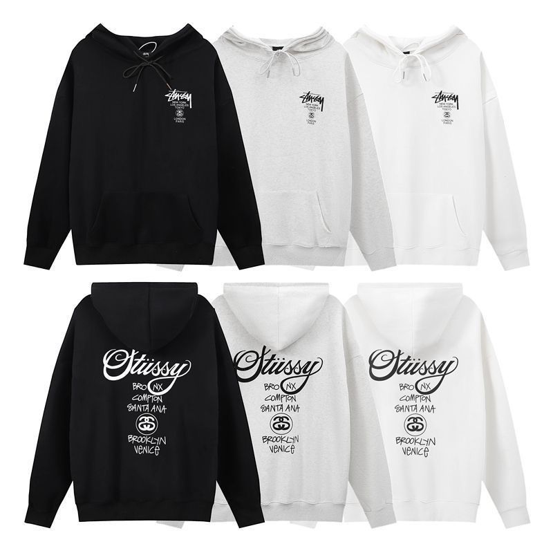 「新品未使用」STUSSY トップス パーカー フード付き 薄手 メンズ レディース 長袖 アウター 秋服 春服 パーカー おしゃれ ゆったり かっこいい ステューシー ファスナー オシャレ トップス 男