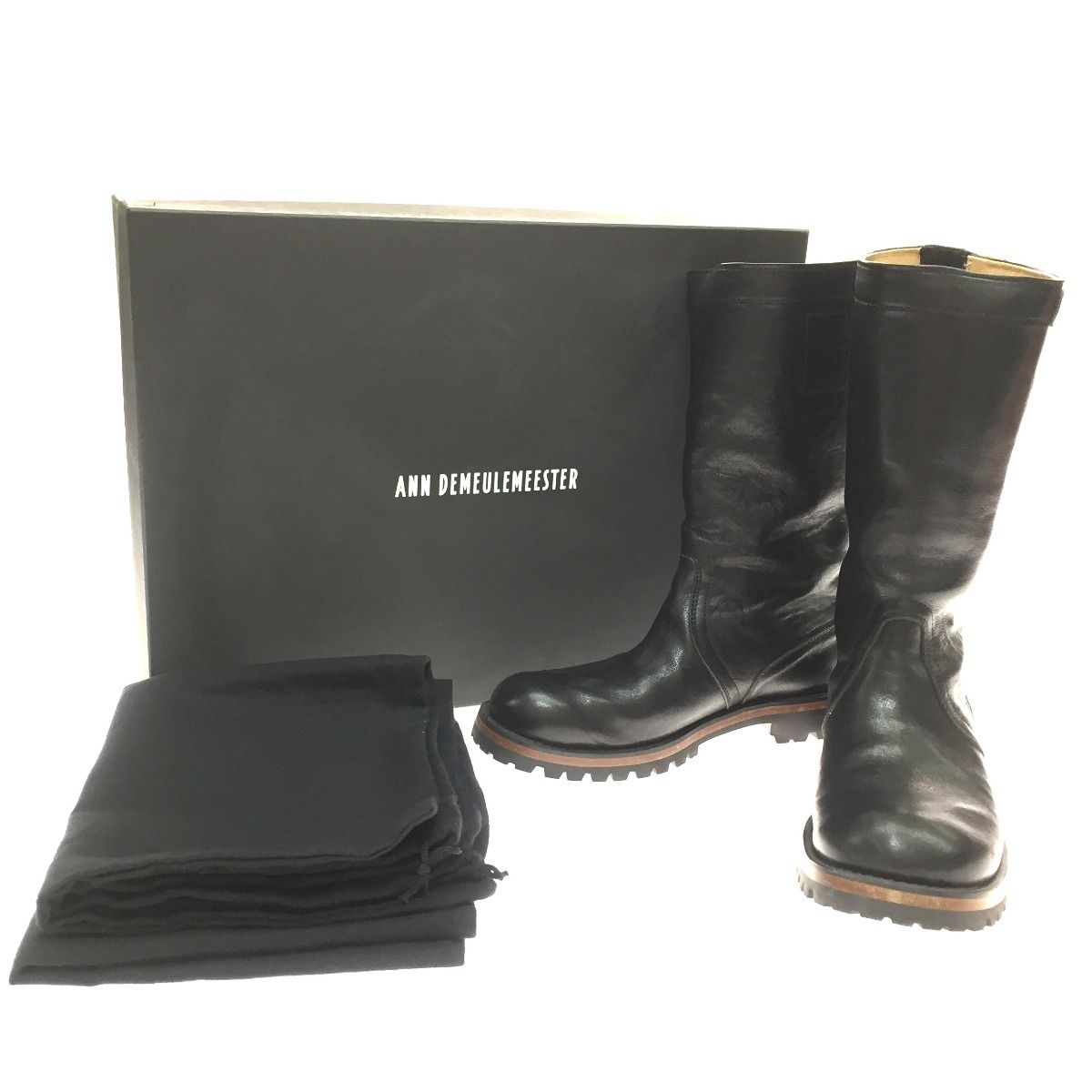 $$ ANN DEMEULEMEESTER レディース ロングブーツ SIZE 40 ブラック