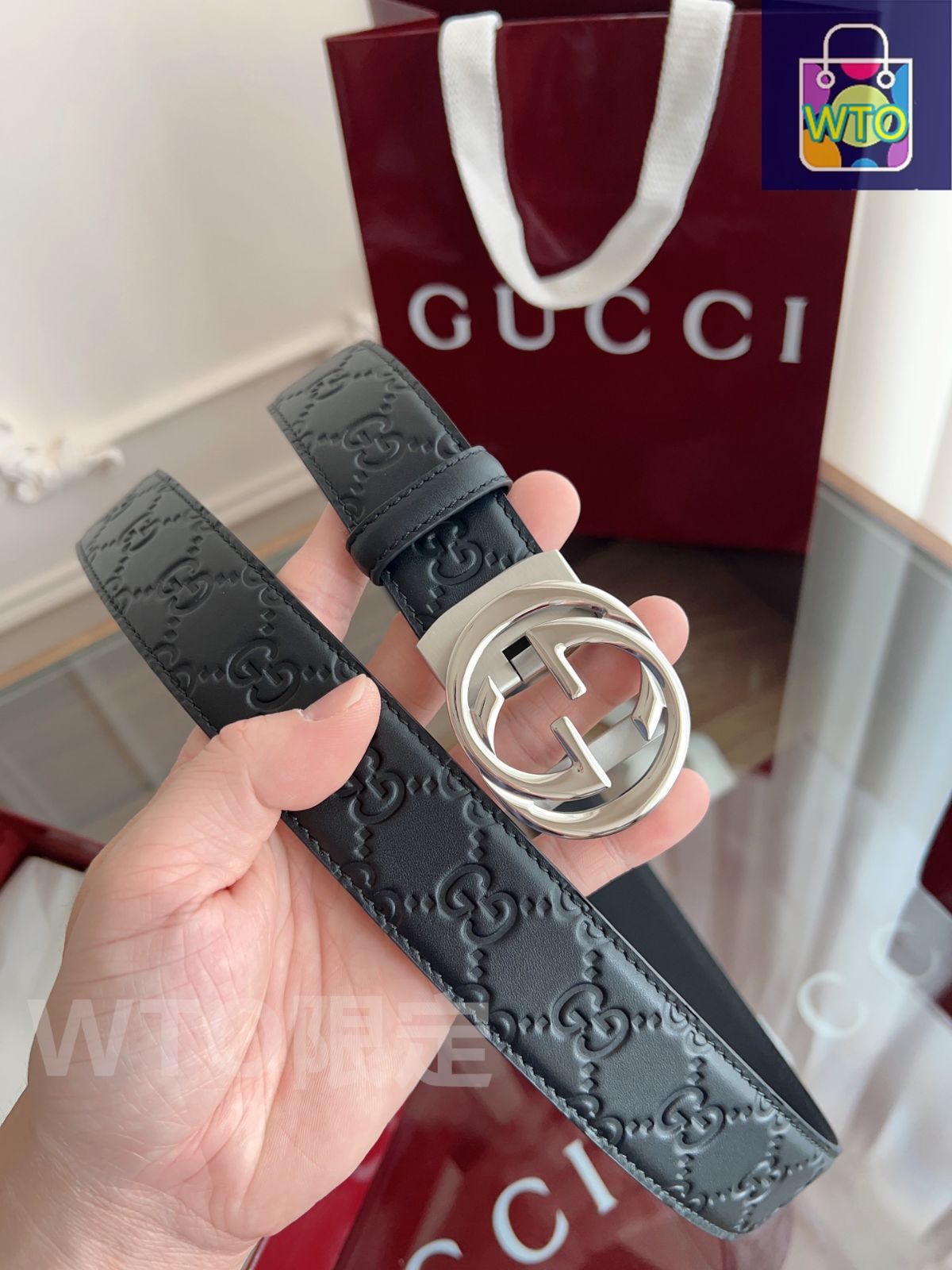 【美品】GUCCIベルト 本日特価] グッチ Gucci 高級レザー ベルト＆バッグ スーパー