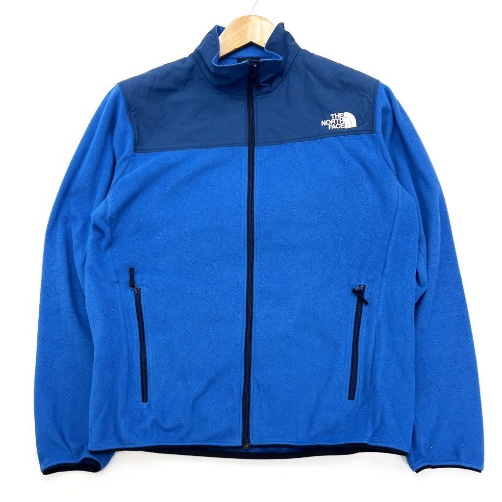 比較的 ノースフェイス THE NORTH FACE フリース マウンテンバーサマイクロジャケット ブルーネイビー M 鉄板 アウトドア AA199