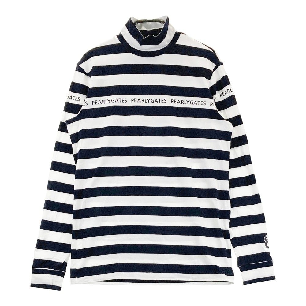 サイズ：4 PEARLY GATES パーリーゲイツ ハイネック 長袖Tシャツ