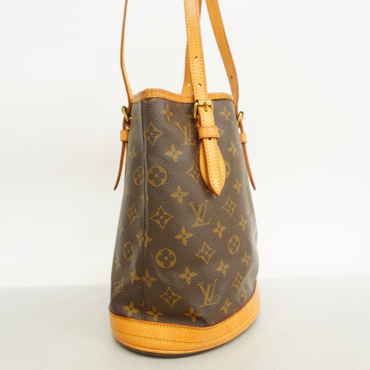 5ib2292 ルイヴィトン トートバッグ モノグラム バケットPM M42238 ブラウン レディース