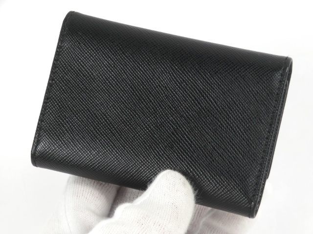 BD11 プラダ 美品 サフィアーノ 6連キーケース ゴールド金具 PRADA