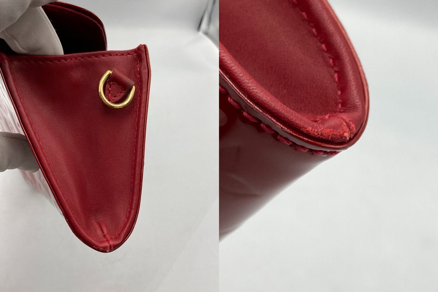 訳あり LOUIS VUITTON ルイヴィトン モノグラムヴェルニ サンセット