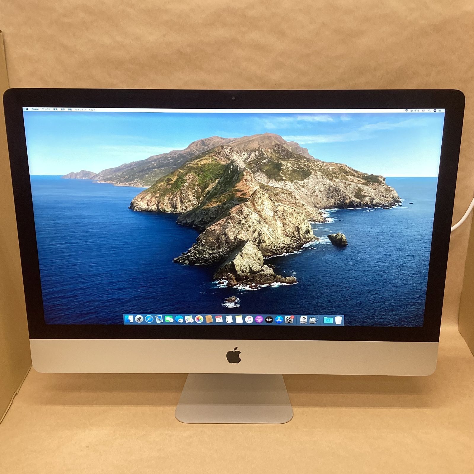 アップル IMACCI7-3400 CI7(3770)-3.4GHZ 32GB(8GB×4) SSD256GB 27インチ CATALINA 10.15 2012 A1419 無線 BLUETOOTH カメラ KB(WIN)・MU付
