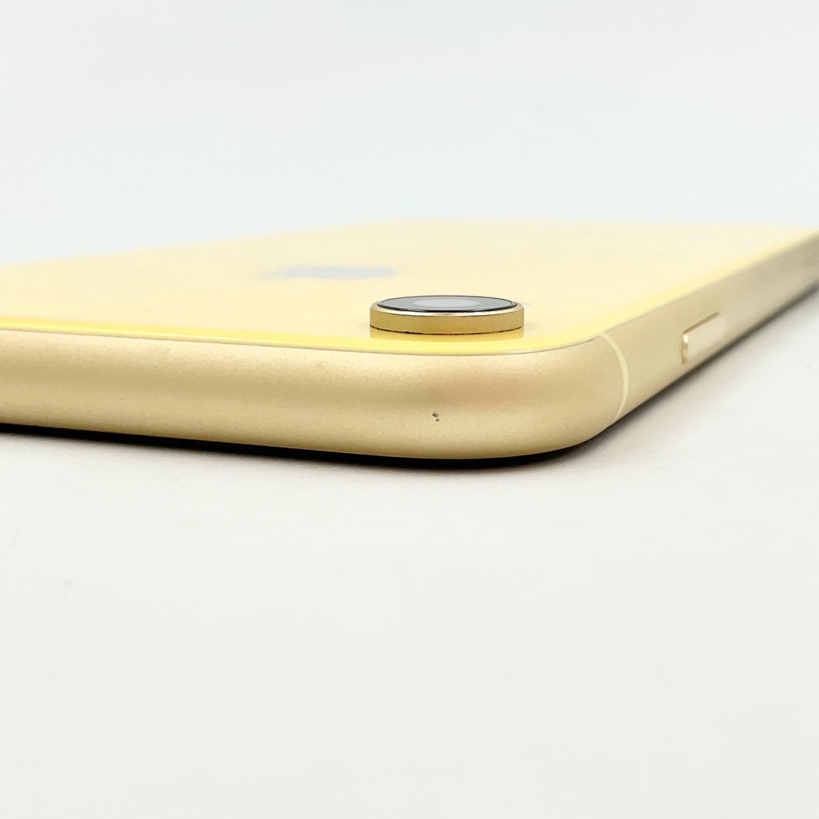 iPhone XR 64GB イエロー au 白ロム 動作確認済 82%【全額返金