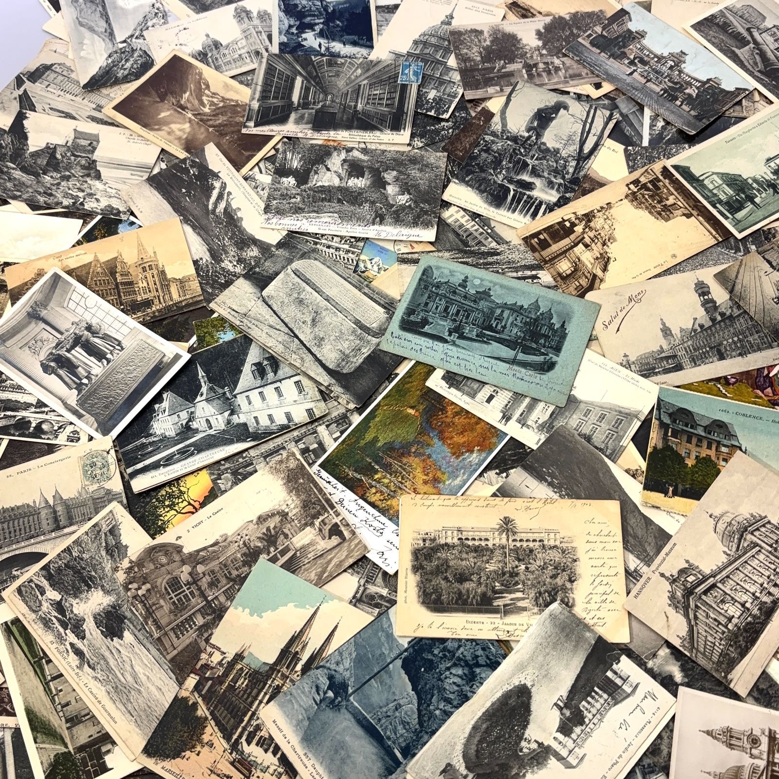 フランス＆ヨーロッパの古いポストカードまとめ買い