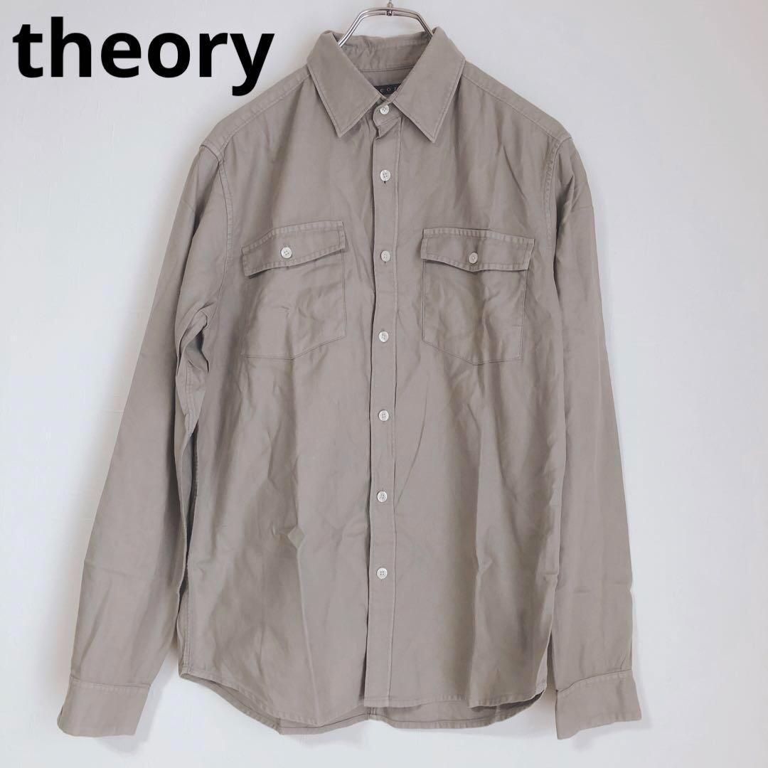 Theory セオリー 絹100％ 長袖ブラウス 襟付き アイボリー 新品未使用 Theory - Theory シルクブラウスの通販 by yu♡'s shop