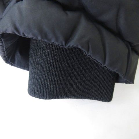 最上質。 モンクレール キッズ ダウンジャケット ジップアップ 黒 ブラック 【大割引SALE】