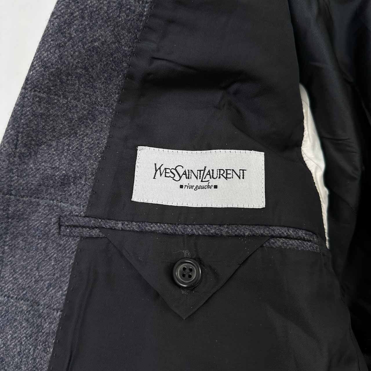 美品 YVES SAINT LAURENT rive gauche トムフォード期 格子チェック 