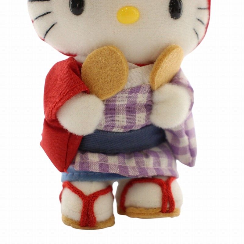 希少ハローキティご当地福岡限定 博多どんたく ぬいぐるみ大きめ高さ