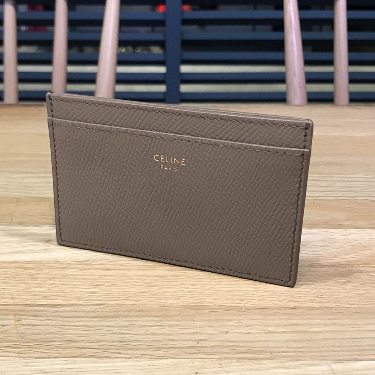 CELINE グレインドカーフスキン グレージュ 6連 キーケース ゴールド CELINE グレインドカーフスキン グレージュ 6連 キーケース ゴールド